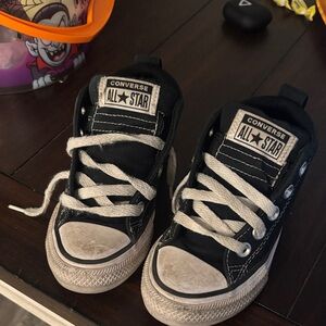 Converse Kids Black and White Sneakers